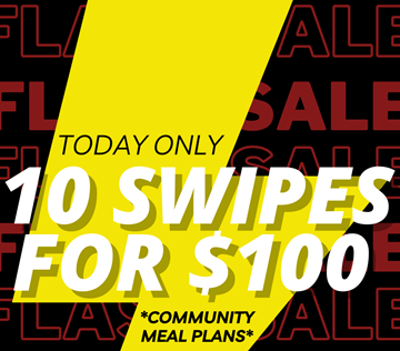 Flash into Finals VMP Sale | 10 Swipes for $100